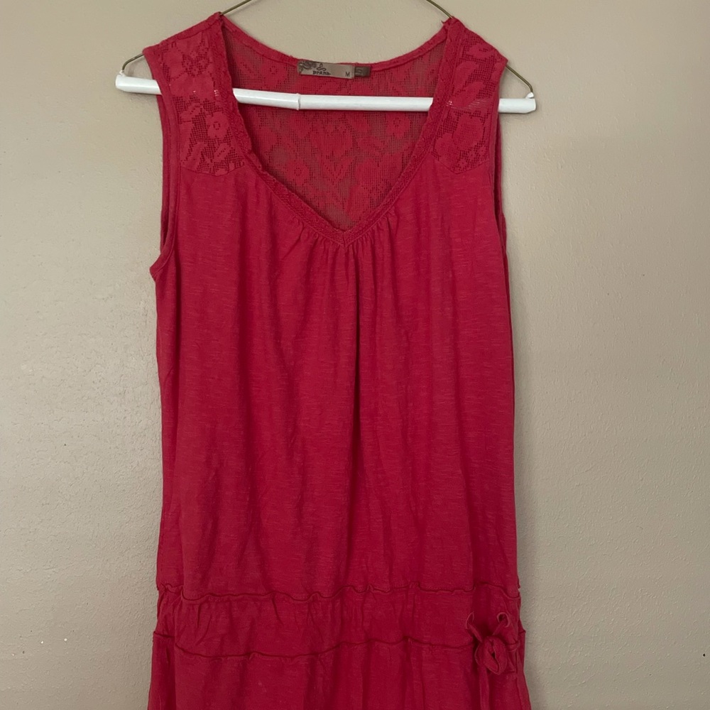 Prana V-neck tank dropwaist dress.